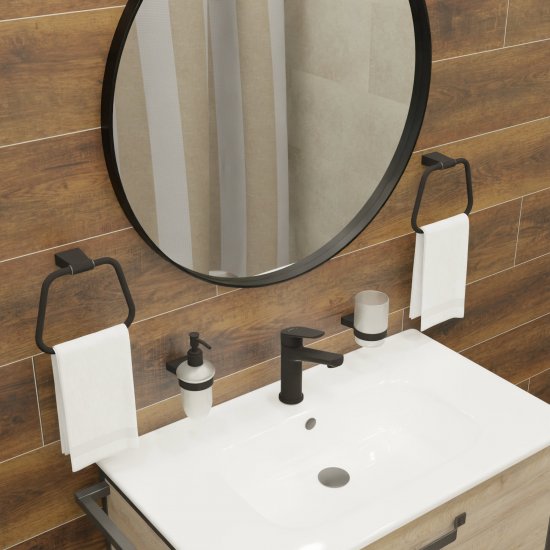 Дозатор жидкого мыла Fixsen Trend сталь цвет черный