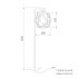 Светильник садово-парковый Elektrostandard Ambra черный E27 60 Вт IP33 (35133/F)