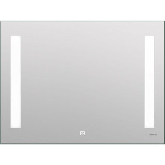 Прямоугольное зеркало Cersanit LED 020 base 80x60