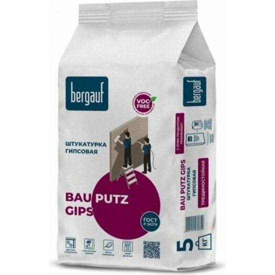 Гипсовая штукатурка Bergauf bau putz gips