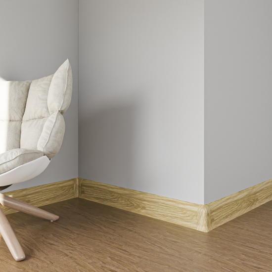 Плинтус напольный Artens ПВХ Дуб Канад 7 см 2.2 м