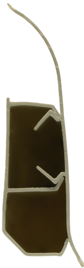 Плинтус напольный Artens ПВХ Дуб Монако 7 см 2.2 м