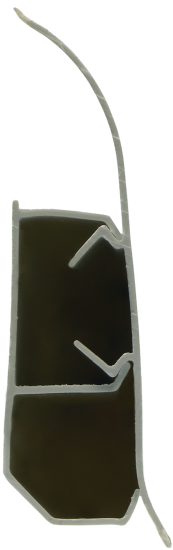 Плинтус напольный Artens ПВХ Дуб Рочестер 7 см 2.2 м