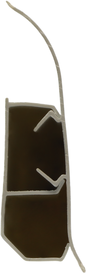 Плинтус напольный Artens ПВХ Дуб Веронск 7 см 2.2 м