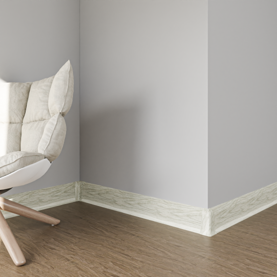 Плинтус напольный Artens ПВХ Дуб Веронск 7 см 2.2 м