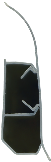 Плинтус напольный ПВХ 7 см 2.2 м цвет белый матовый