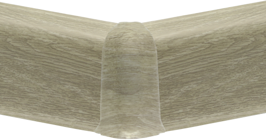 Угол для плинтуса наружный Artens Дуб Монгольский 70 мм 2 шт.