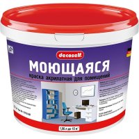 Морозостойкая моющаяся краска Pufas Decoself