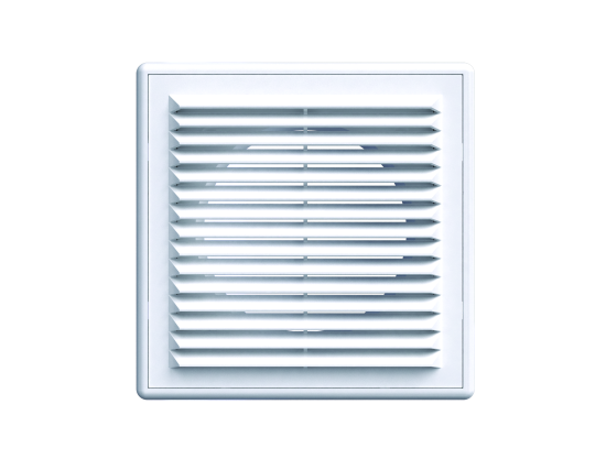 Решетка вентиляционная 150x150 с фланцем D100
