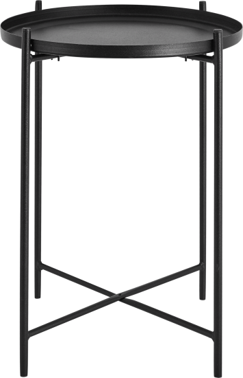 Столик кофейный Sheffilton Eva 37.6x37.6x52 см черный