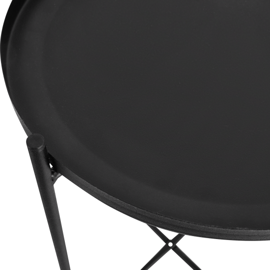 Столик кофейный Sheffilton Eva 37.6x37.6x52 см черный