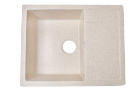 Мойка для кухни врезная с крылом Dr.Gans Техно 65x51 см глубина чаши 20 см мрамор цвет дюна