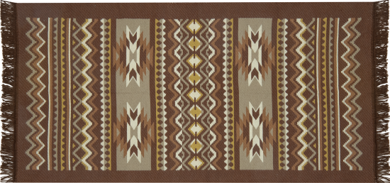 Коврик Ctim Килим 60x90 см акрил цвет коричневый 1914 D