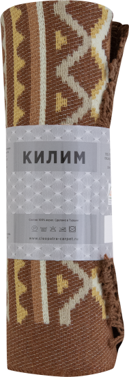 Коврик Ctim Килим 60x90 см акрил цвет коричневый 1914 D