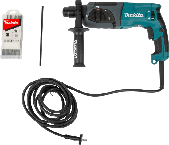 Перфоратор сетевой SDS-plus Makita HR2470X20 780 Вт 2.7 Дж