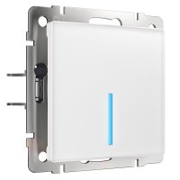 Умный выключатель сенсорный Werkel Minimir Home (a048321) одноклавишный скрытая установка белый
