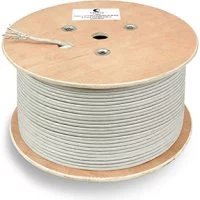 Одножильный кабель Cabeus STP-4P-Cat.6a-SOLID-IN-PVC