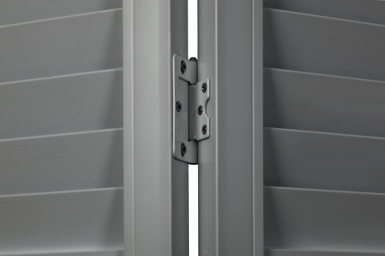 Ширма ПВХ 1.6x1.6 м цвет серый