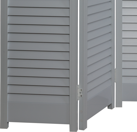 Ширма ПВХ 1.6x1.6 м цвет серый