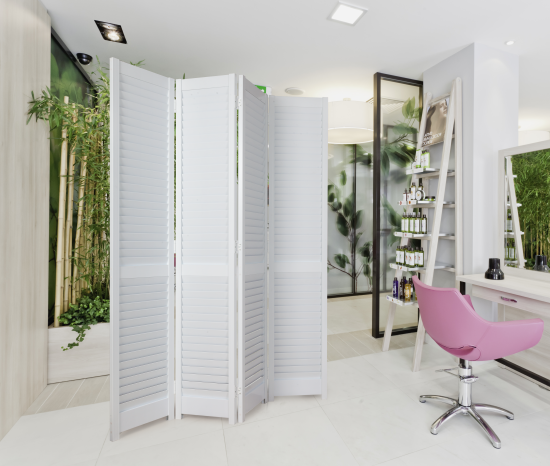 Ширма ПВХ 1.6x1.6 м цвет белый