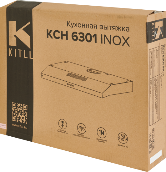 Вытяжка плоская Kitll KCH 6301 60 см цвет серебристый