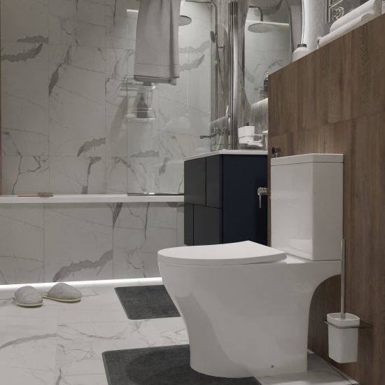 Унитаз-компакт Sensea Lisso универсальный выпуск двойной слив