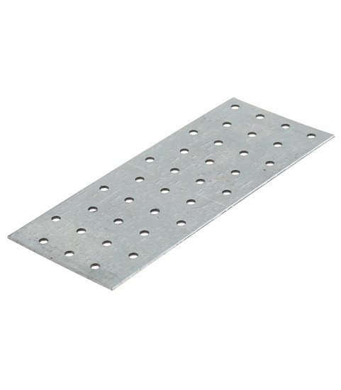 Пластина соединительная оцинкованная 200х80х2.0 мм