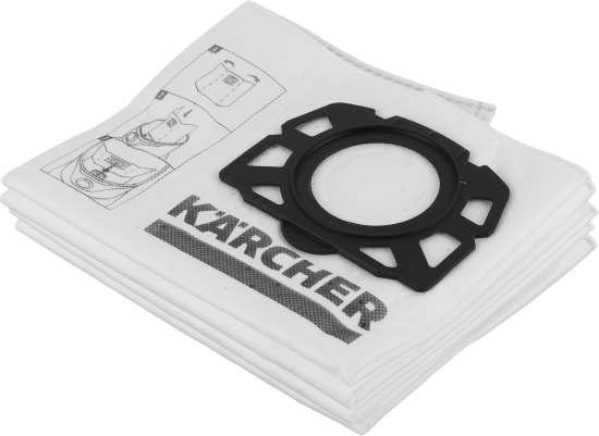 Мешки тканевые для пылесоса Karcher WD 2 Plus/WD 3 19 л, 4 шт.