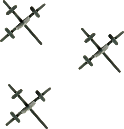 Крестики для швов с держателем Спец 1.5 мм 100 шт.