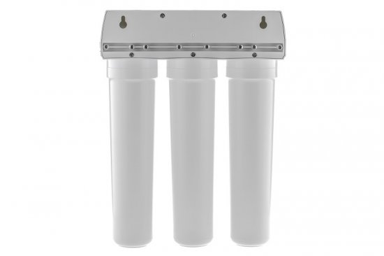 Фильтр под мойку Гейзер Смарт для жесткой воды быстросъемный 3 ступени кран в комплекте