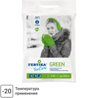 Противогололёдное средство Fertika Ice Care Green 5кг