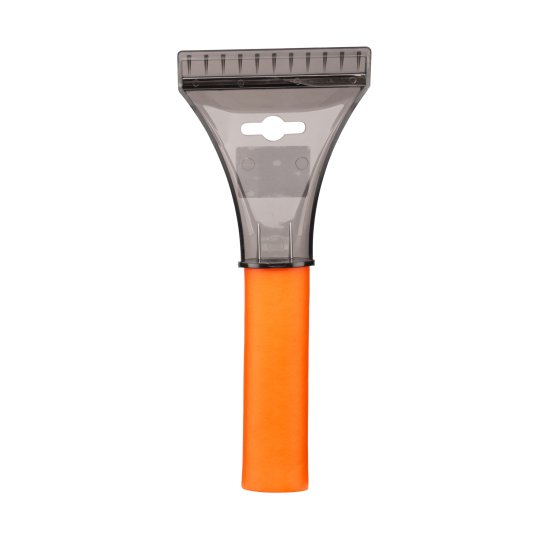 Скребок для льда Amigo 21 см пластик черный/оранжевый