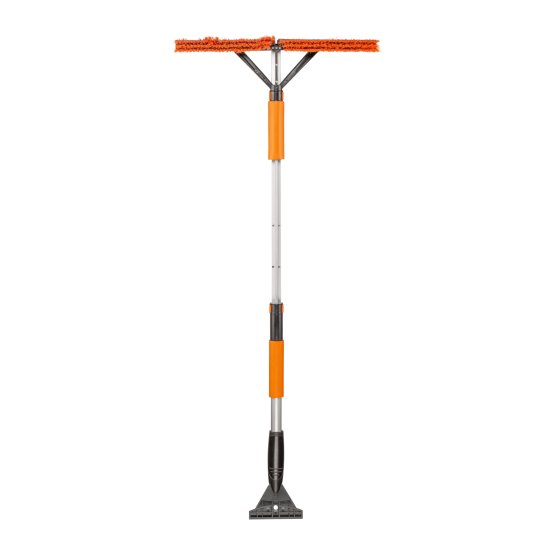 Щетка-скребок Amigo 71112 телескопическая 80 см черный/оранжевый/серый