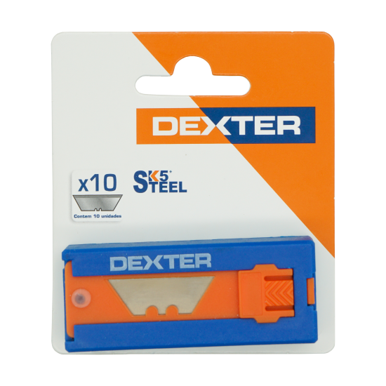 Лезвие трапециевидное Dexter 318-00375 19 мм, 10 шт.