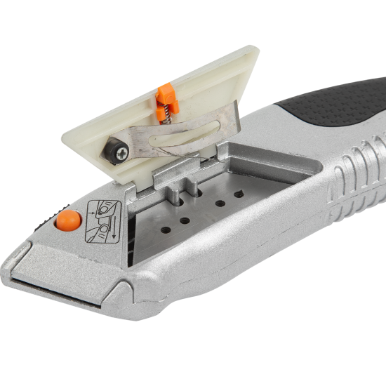 Нож Dexter трапециевидный с изогнутой ручкой 19 мм