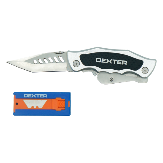 Нож складной Dexter 2в1 трапециевидный и перочинный 19 мм