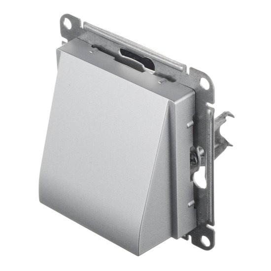 Вывод кабеля Systeme Electric AtlasDesign встраиваемый алюминий (ATN000399)