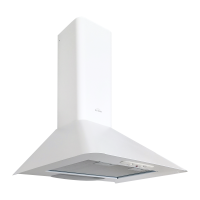 Вытяжка купольная Elikor Fleur 60 см цвет белый