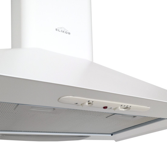 Вытяжка купольная Elikor Fleur 60 см цвет белый
