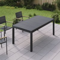 Стол раздвижной Naterial Lyra 180x260x96 см алюминий цвет антрацит