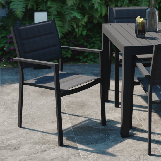 Стол раздвижной Naterial Lyra 180x260x96 см алюминий цвет антрацит