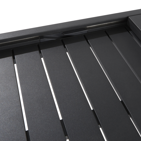 Стол раздвижной Naterial Lyra 180x260x96 см алюминий цвет антрацит