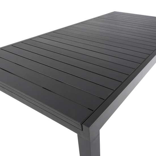 Стол раздвижной Naterial Lyra 180x260x96 см алюминий цвет антрацит