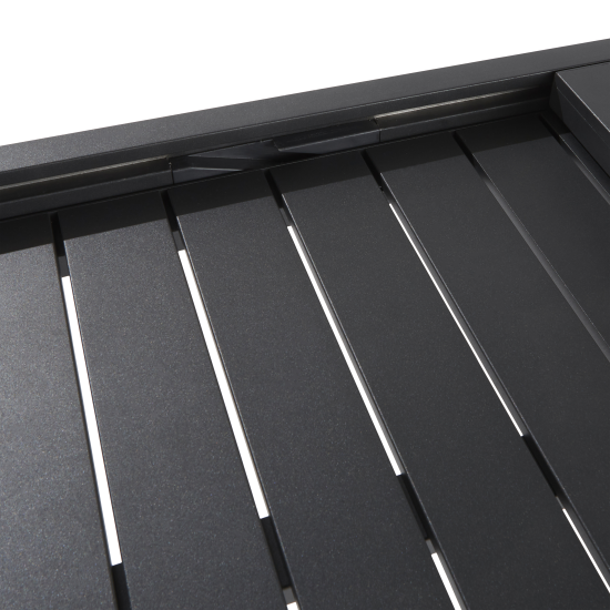 Стол раздвижной Naterial Lyra 180x260x96 см алюминий цвет антрацит