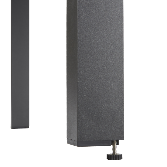 Стол раздвижной Naterial Lyra 180x260x96 см алюминий цвет антрацит