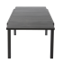 Стол раздвижной Naterial Lyra 180x260x96 см алюминий цвет антрацит
