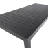Стол раздвижной Naterial Lyra 180x260x96 см алюминий цвет антрацит