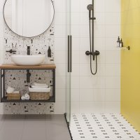 Керамогранит LB Ceramics Play 30x30x0.7 см 1.35 м² матовый цвет черно-белый