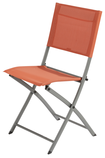 Стул складной Naterial Emys 52.5x84x42 см сталь цвет кирпичный