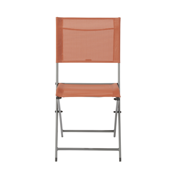 Стул складной Naterial Emys 52.5x84x42 см сталь цвет кирпичный